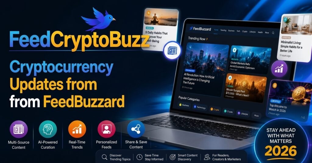 FeedCryptoBuzz Cryptocurrency Updates from FeedBuzzard: Features, Trends, and Benefits FeedCryptoBuzz Cryptocurrency Updates from FeedBuzzard